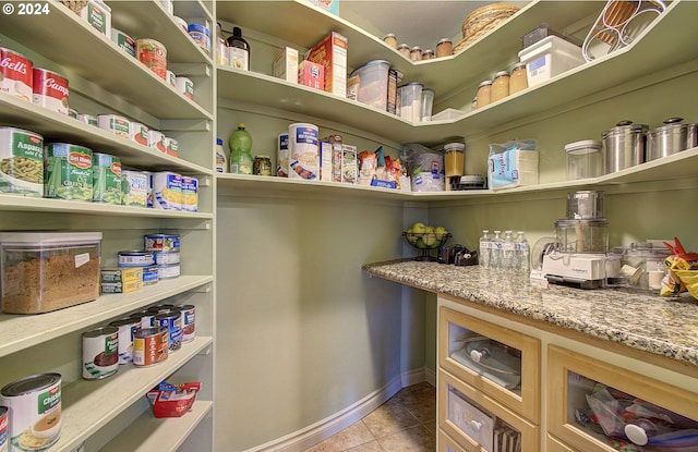 view of pantry