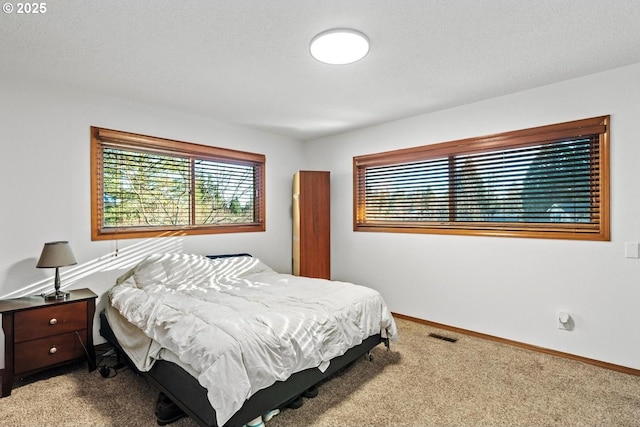 bedroom with carpet flooring