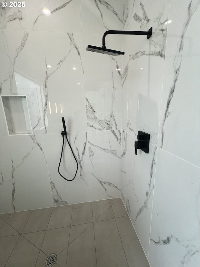 bathroom with walk in shower