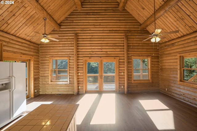 23835 Greasy Creek Rd, Philomath, OR 97370 - unfurnished sunroom with french doors