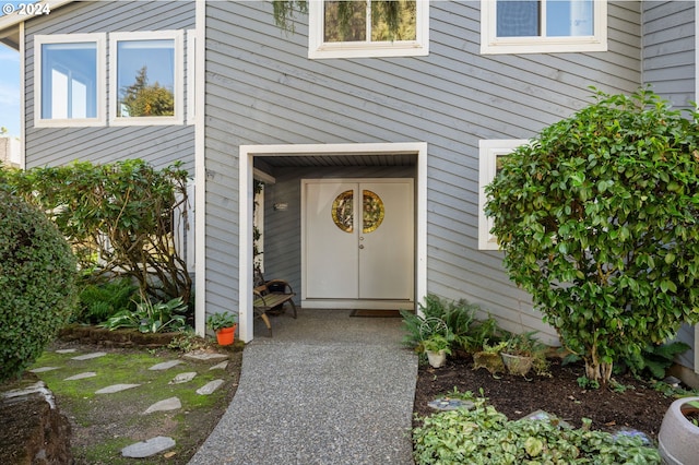 view of entrance to property