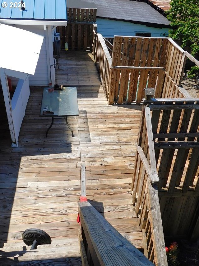 view of deck