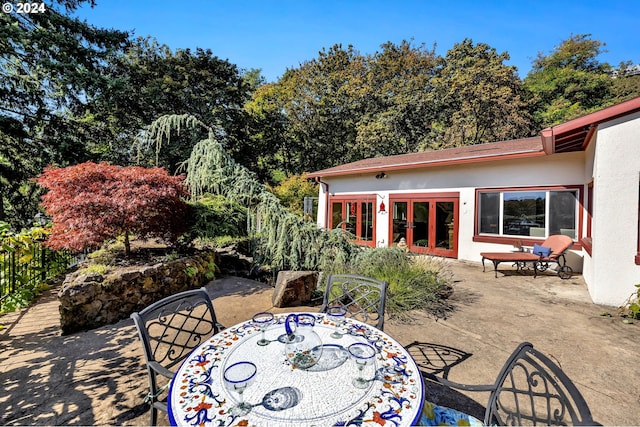 view of patio