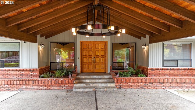 1081 Umpqua College Rd, Roseburg, OR 97470 - doorway to property with brick siding