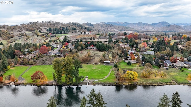 1081 Umpqua College Rd, Roseburg, OR 97470 - bird's eye view of a water and mountain view