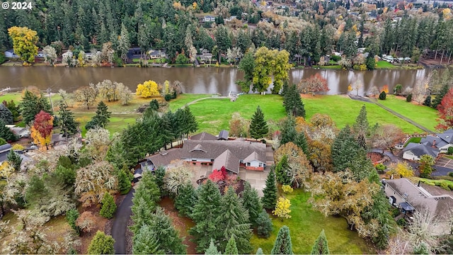1081 Umpqua College Rd, Roseburg, OR 97470 - aerial overview of property's location with a large body of water