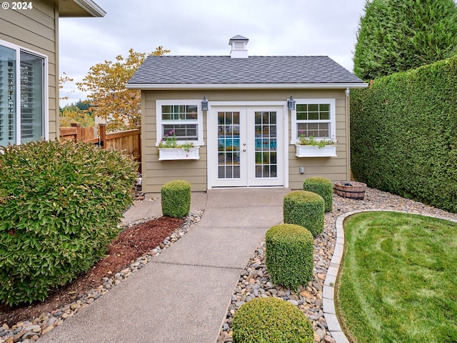 view of outbuilding