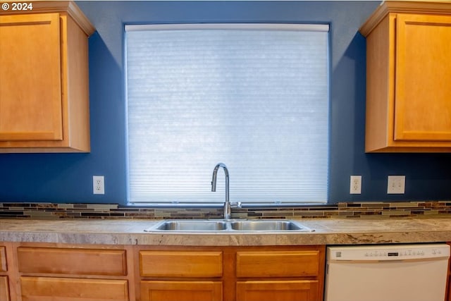 kitchen with dishwasher and sink