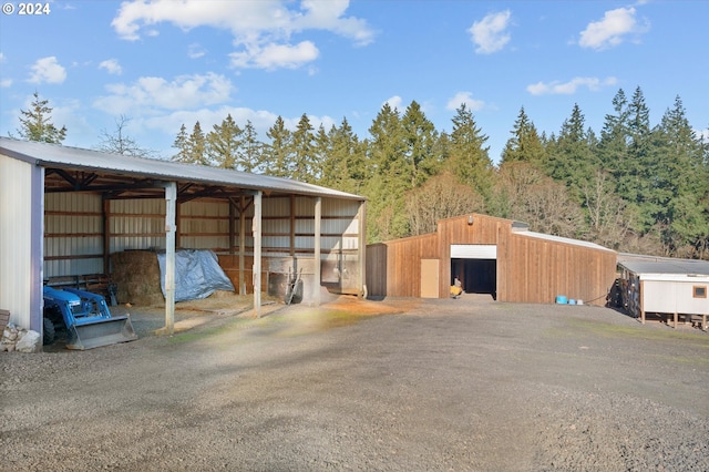 view of outbuilding