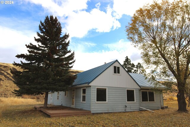 52880 Lost Valley Rd, Condon, OR 97823 - back of property featuring a metal roof