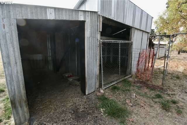 view of outbuilding