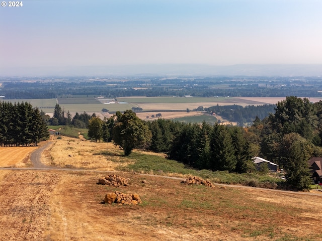 mountain view with a rural view