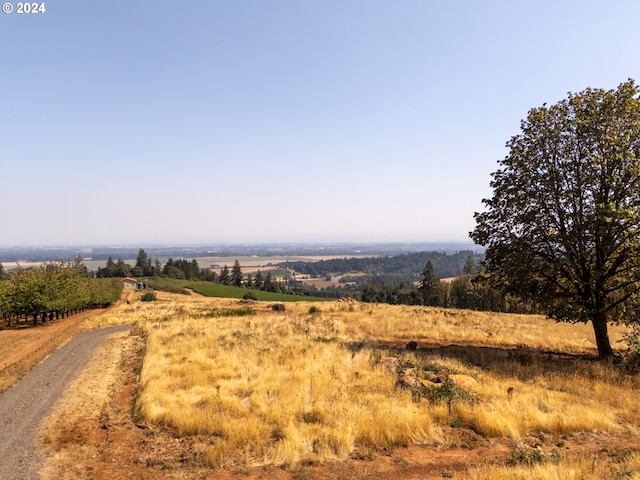 view of nature featuring a rural view