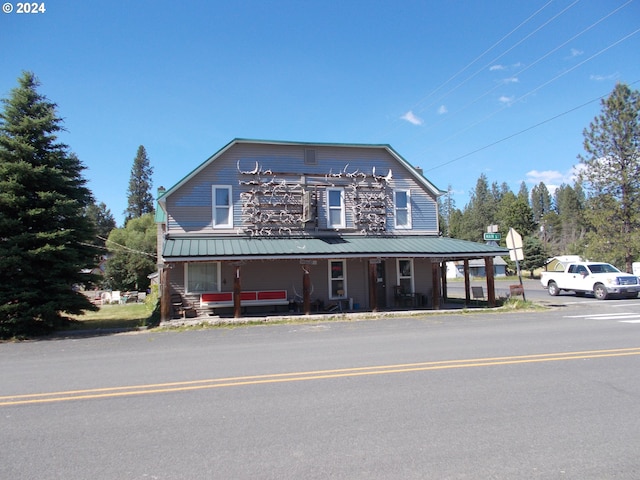 view of front of home with a porch