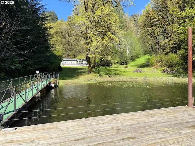2647 S Tenmile, Lakeside, OR 97449 - dock area with a water view