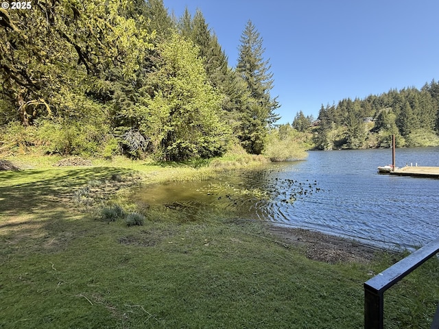 2647 S Tenmile, Lakeside, OR 97449 - water view featuring a forest