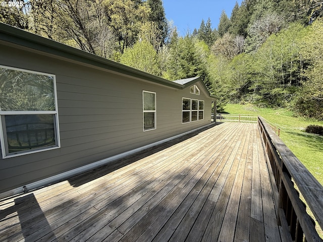2647 S Tenmile, Lakeside, OR 97449 - view of wooden deck