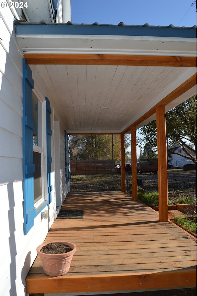 705 Couch Ave, Wallowa, OR 97885 - view of wooden terrace