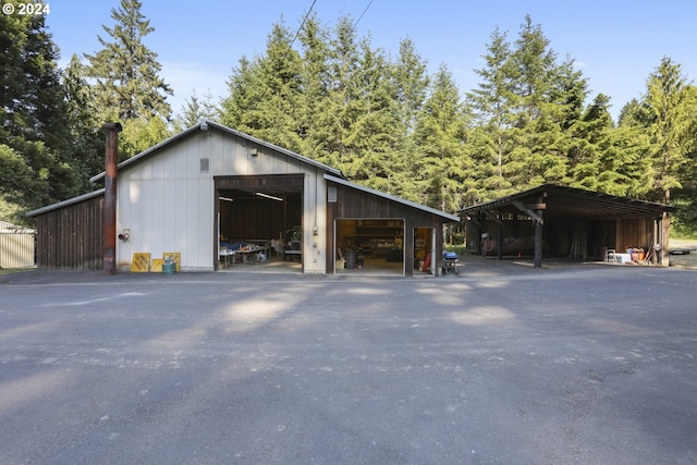 view of outbuilding