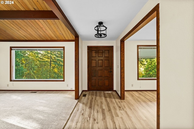 39145 Eagles Rest Rd, Dexter, OR 97431 - entrance foyer with light wood finished floors and baseboards