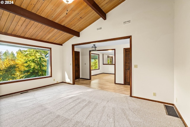 39145 Eagles Rest Rd, Dexter, OR 97431 - unfurnished room with light colored carpet, visible vents, and baseboards
