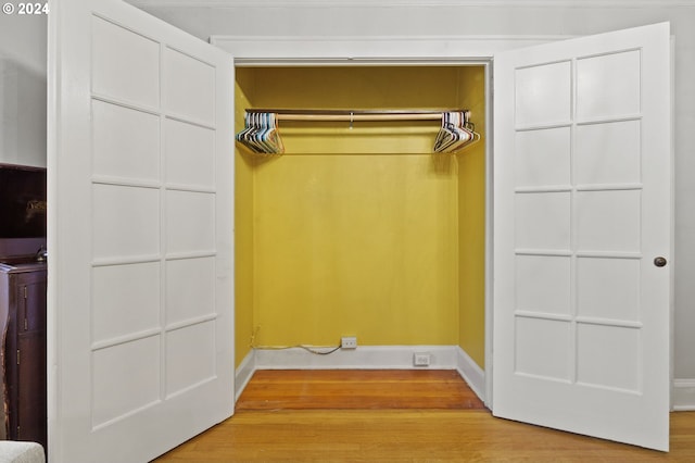 view of closet