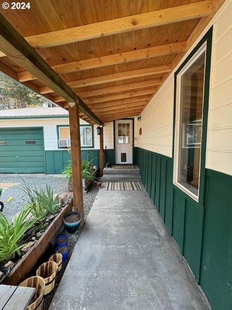 view of patio with cooling unit