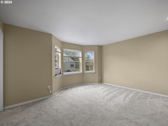 empty room featuring light colored carpet