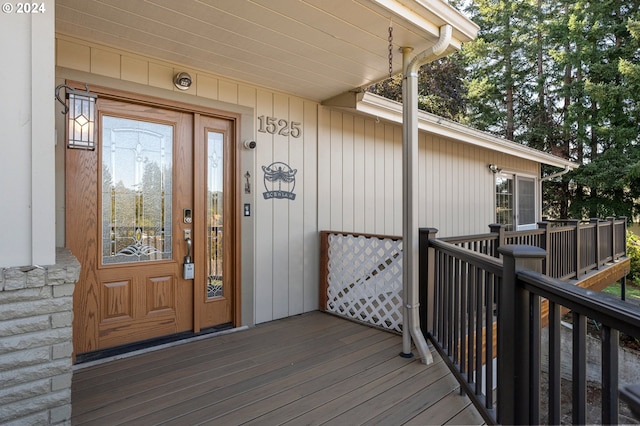 view of entrance to property