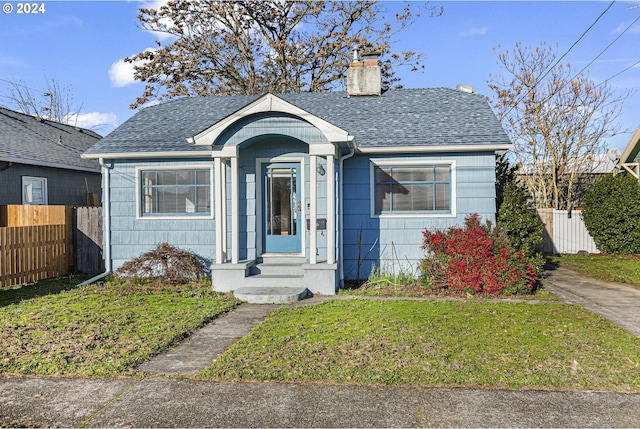 view of bungalow-style house