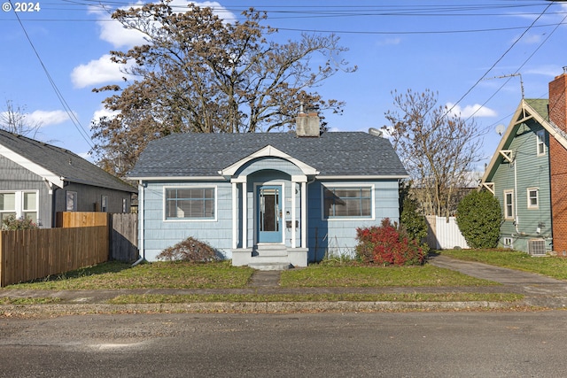 view of bungalow-style home