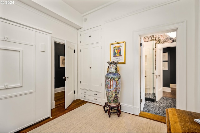 bedroom featuring hardwood / wood-style floors