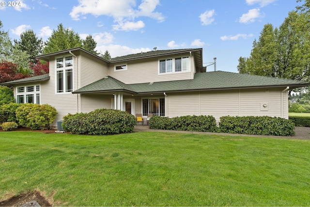 view of front property with a front yard