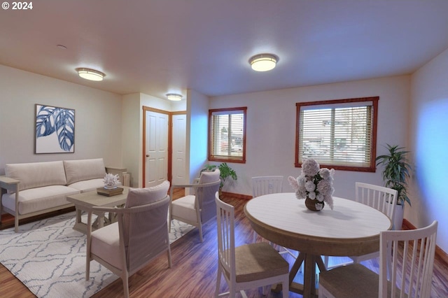 720 G Ave Unit D, Seaside, OR 97138 - dining area featuring wood finished floors and baseboards
