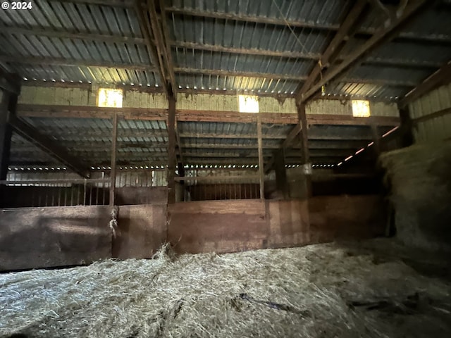 view of stable