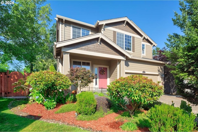 view of craftsman house