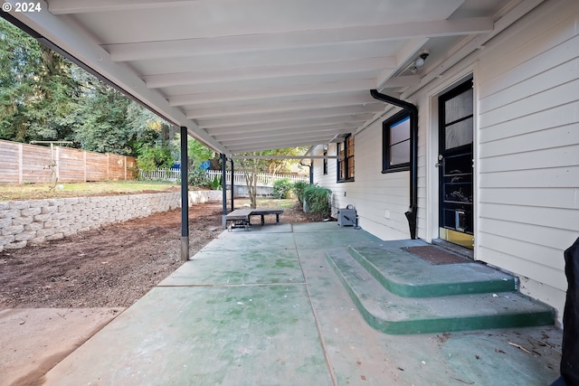 view of patio