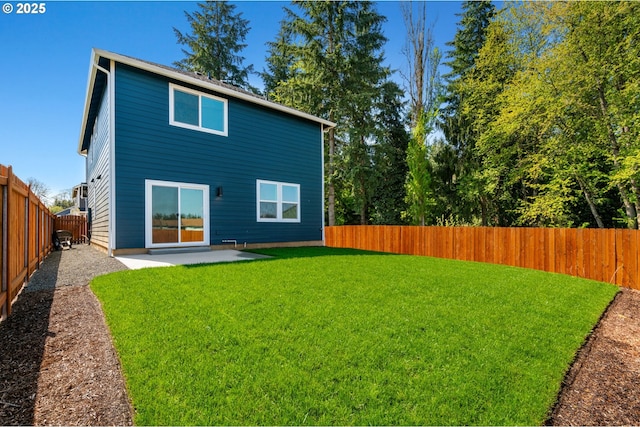 11116 NE 91st Ave, Vancouver, WA 98662 - back of house with a lawn, a patio, and a fenced backyard