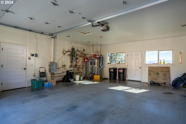 31367 Clarks Creek Rd, Mount Vernon, OR 97865 - garage with a garage door opener and water heater