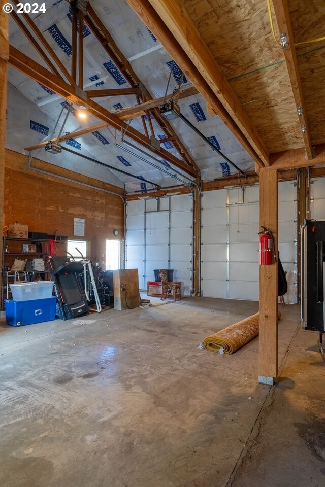 31367 Clarks Creek Rd, Mount Vernon, OR 97865 - garage with a garage door opener