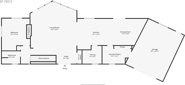 31367 Clarks Creek Rd, Mount Vernon, OR 97865 - home floor plan