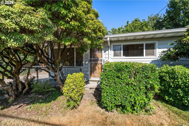 view of front of home