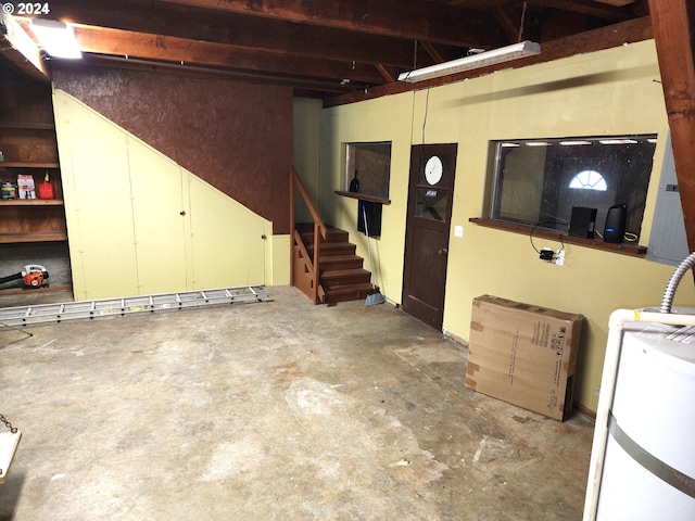 view of basement