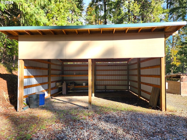 view of outbuilding