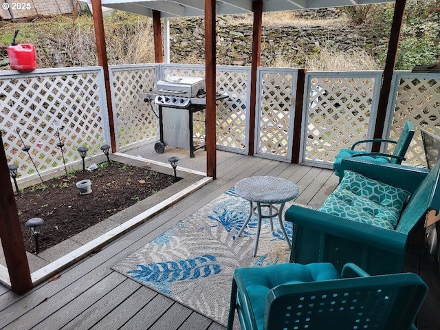 304 SE Hillcrest Dr, John Day, OR 97845 - deck featuring a grill