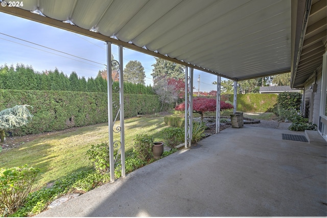 view of patio