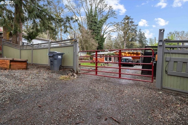 view of gate