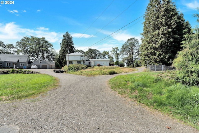 view of street with driveway