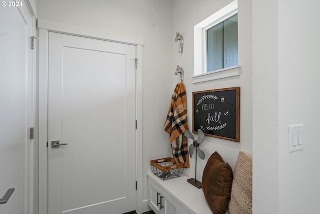 view of mudroom