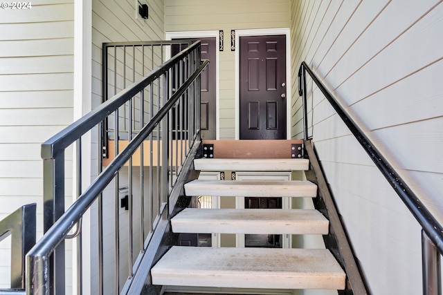 view of stairs